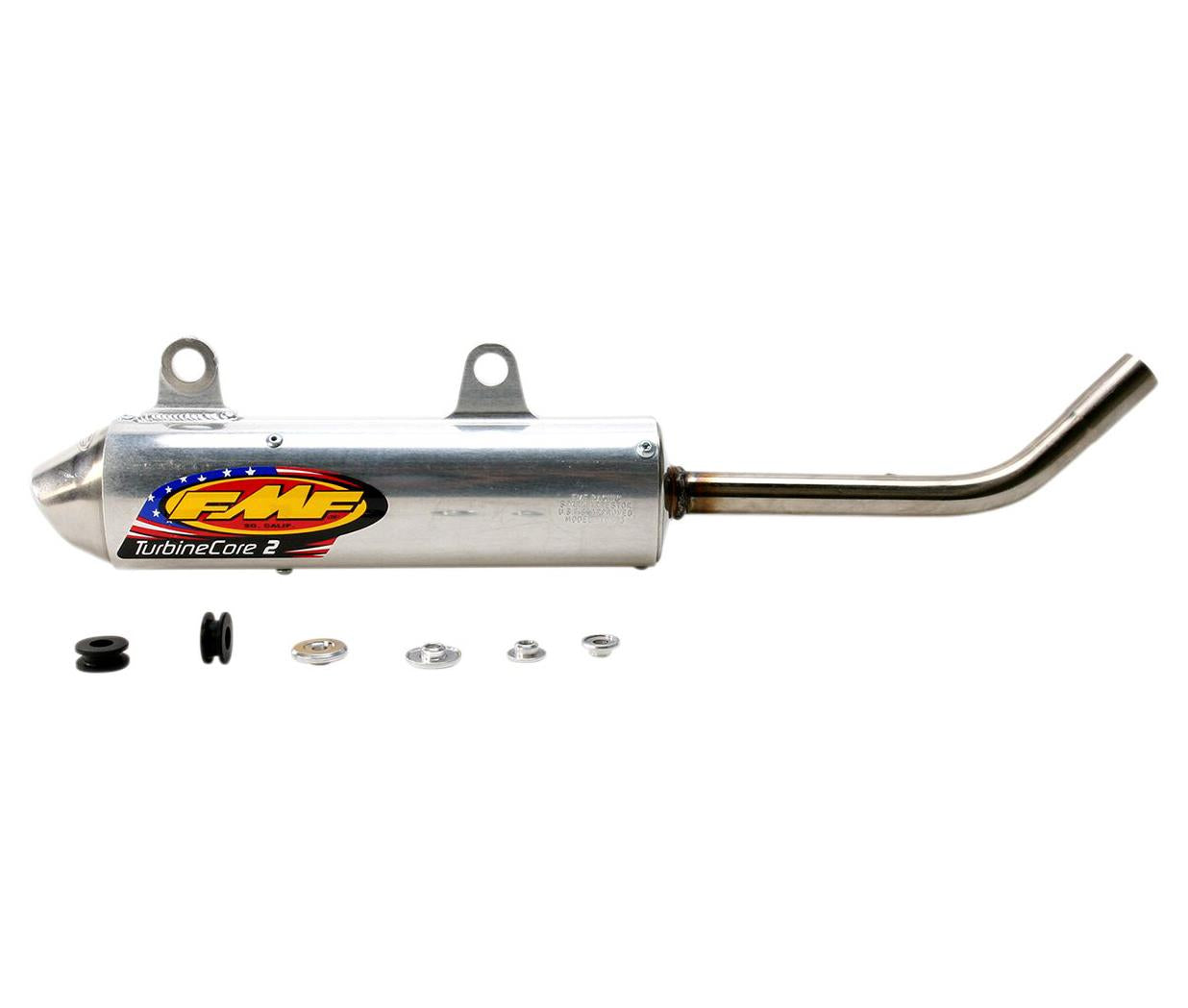 FMF TurbineCore 2 Slip-On Spark Arrestor Exhaust Silencer For Husqvarna TE 125 2015-2016
